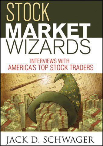 Imagem da capa do livro "Stock Market Wizards" de Jack D. Schwager. Este é um dos 5 melhores livros de investimento para iniciantes.